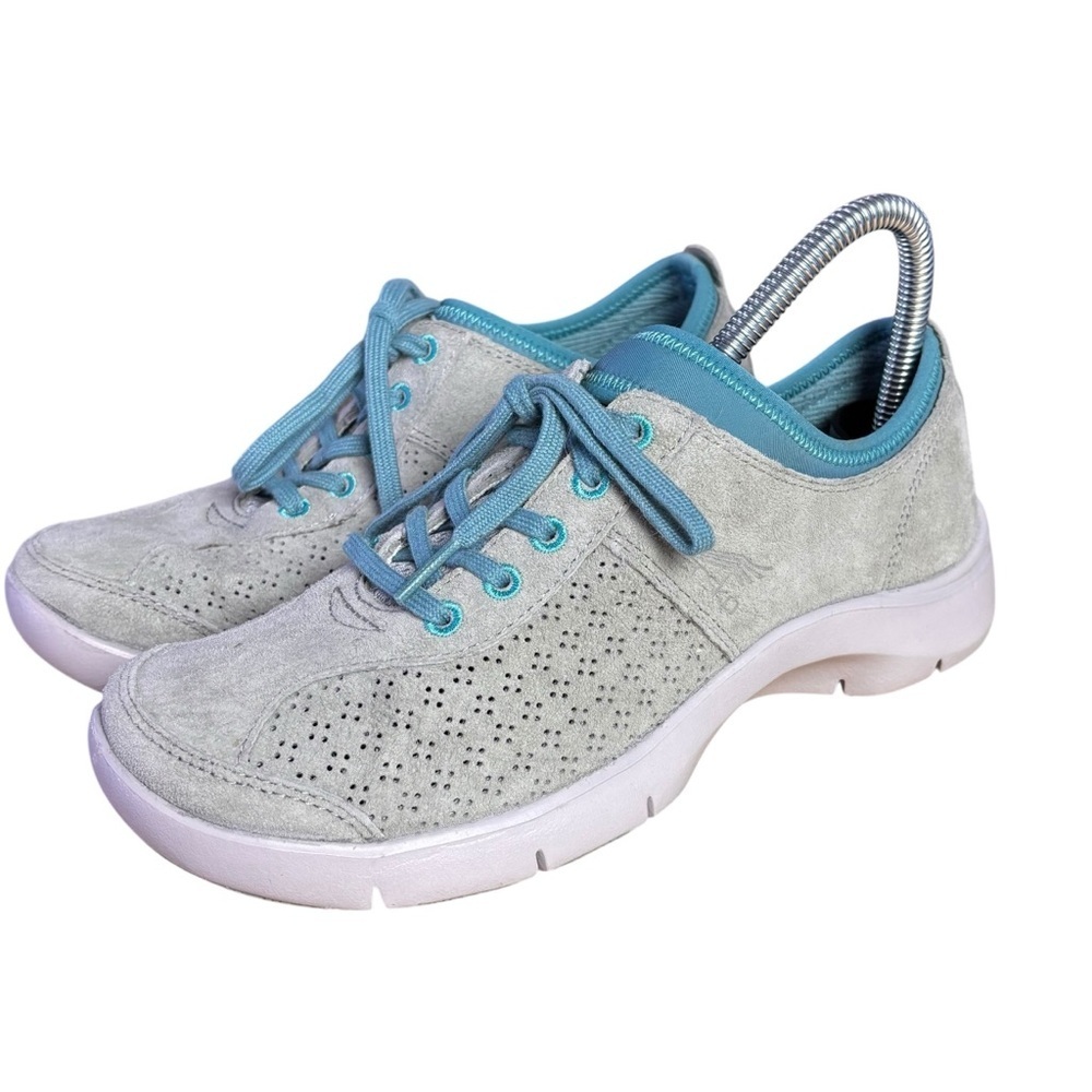 Dansko Elise Gray Suede Lace-Up Sneakers – Women’s Sz EU 36 (US 6-6.5)